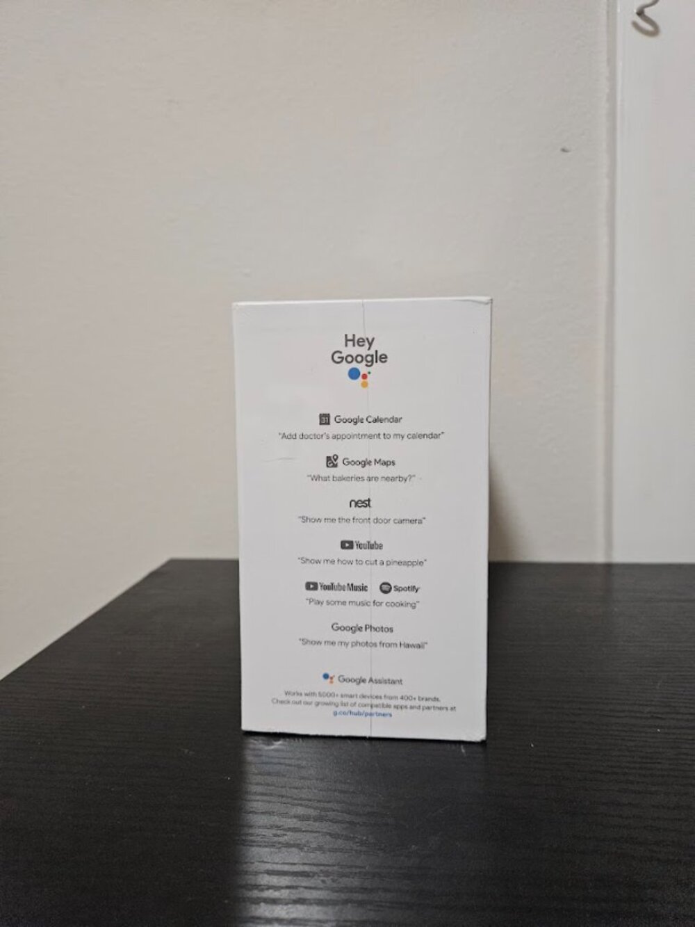 Google Home Hub 7" Smart Display Charcoal GA00515-US - BRAND NEW FACTORY SEAL - Picture 3 of 4